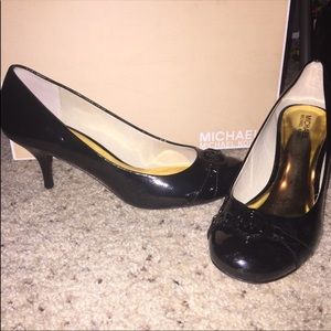 Michael Kors Black Patent heels size 9